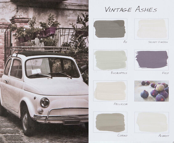 Carte Colori Vintage Ashes via Di Alma